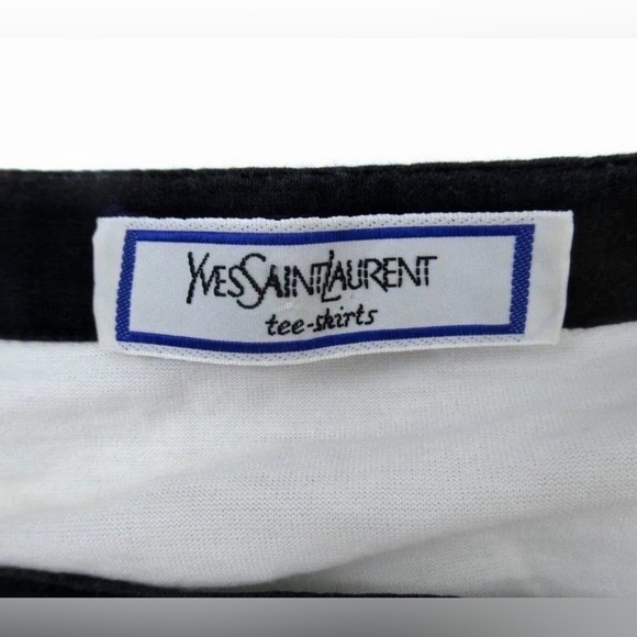 YSL vintage color block tee shirt women's medium - Picture 3 of 6